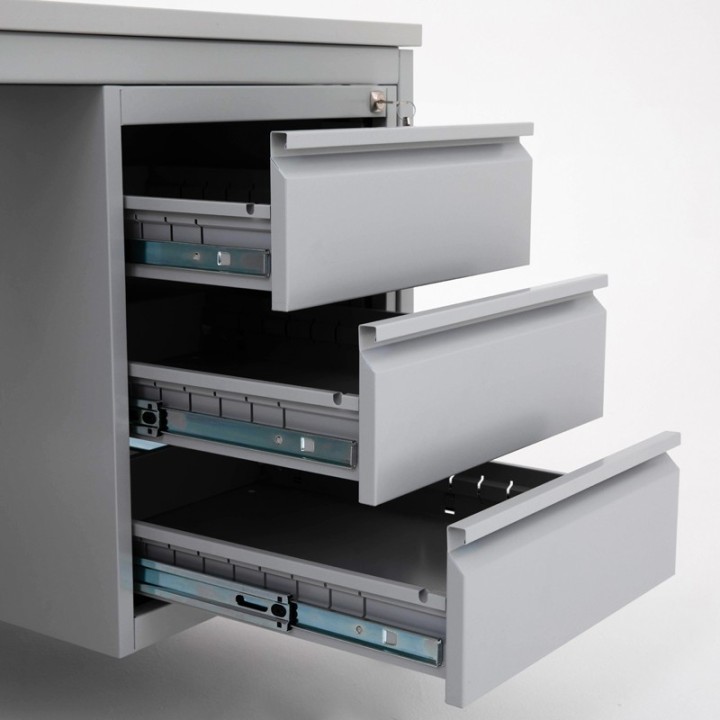 Secretária metálica dupla - Taquimetal