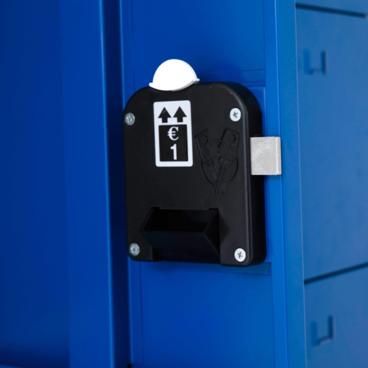 Cacifo metálico com moeda - Taquimetal