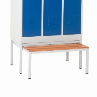 Visão geral do banco para vestiário retrátil 88.7 cm