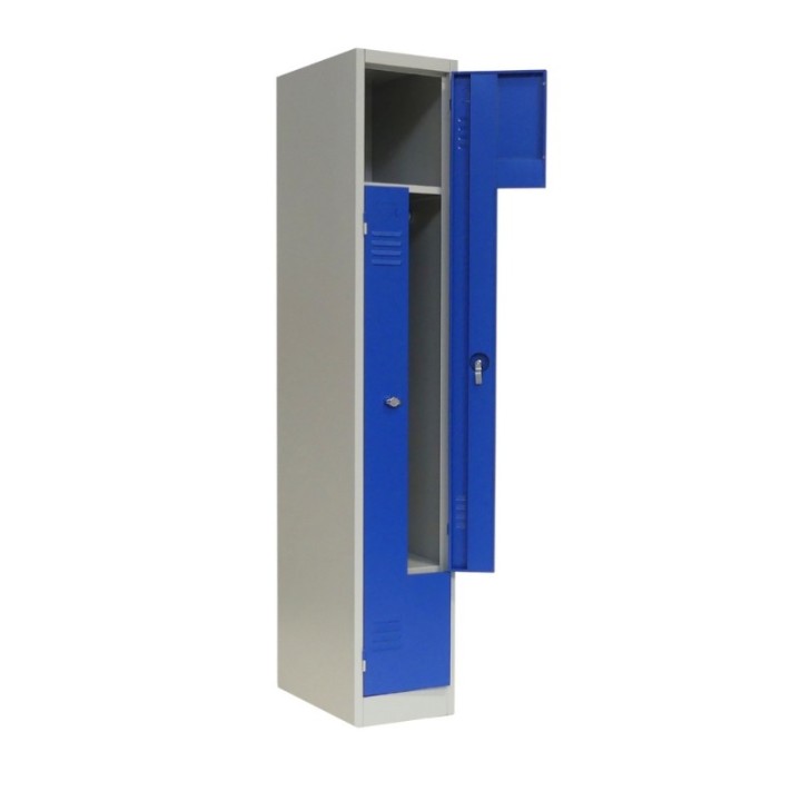 Vestiário simples com 2 cacifos em L 31,5 cm 3/4